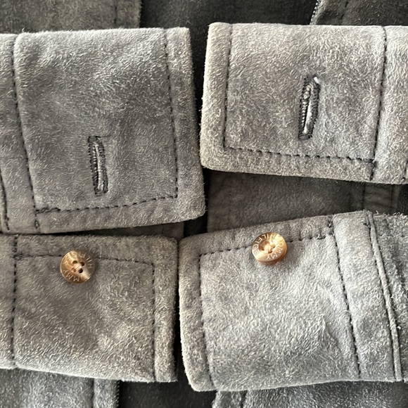 RARE! Vintage Tommy Hilfiger Suede Shirt with zipper - Picture 8 of 8